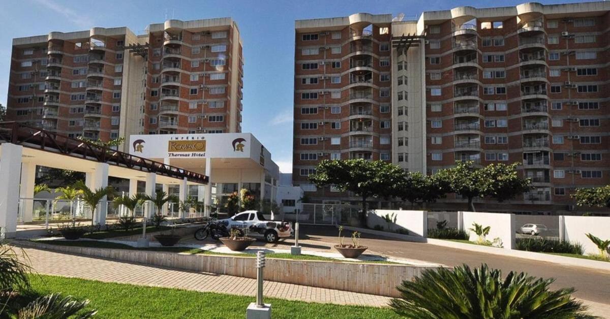 Apartamento Imperio Romano - 2 Quartos, 24Hs Piscina Caldas Novas Exterior foto